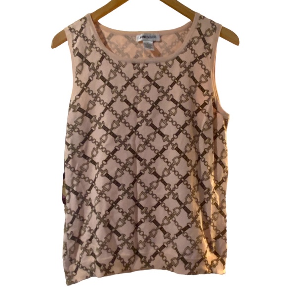 Jones & Co. Silk blend sweater vest. Sz.L - Picture 10 of 16